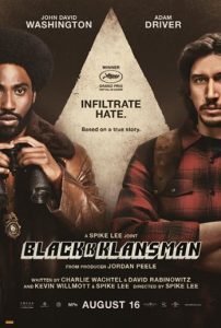 Blackkklansman poster